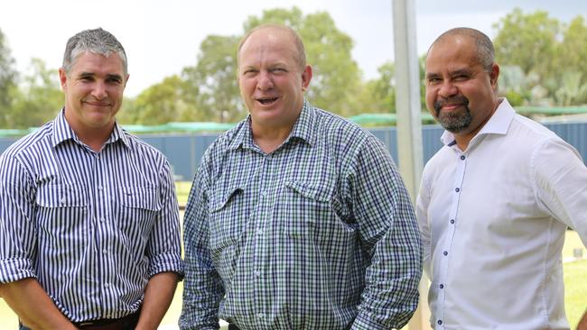 Queensland’s most powerful trio — Robbie Katter, Shane Knuth and Billy Gordon — have just scored another ally. Picture: Andrea Falvo