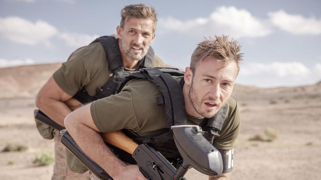 Matthew Mitcham and Tim Robards on SAS Australia.