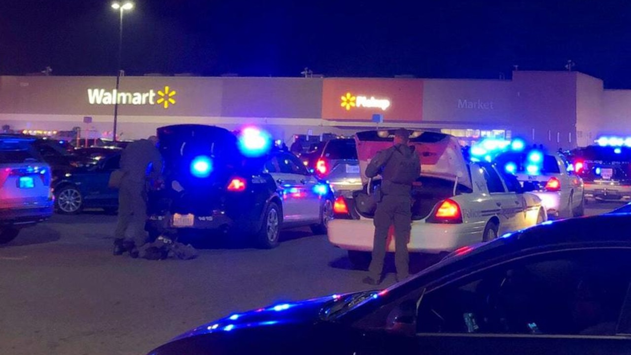 Multiple people were shot and killed inside a Walmart in Chesapeake on Tuesday night. Picture: WAVY-TV 10