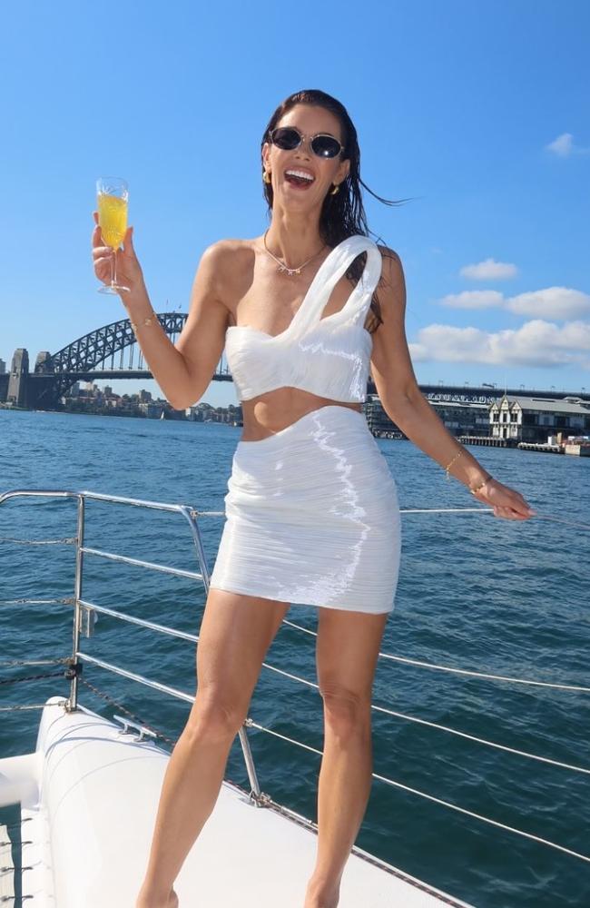 Hockley looked equally as fabulous on her hen’s weekend. Picture: Instagram/brittany_hockley