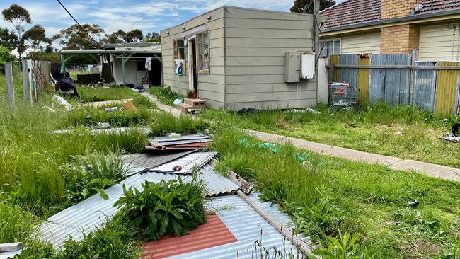 An alleged squatter house near the reserve. Picture: supplied