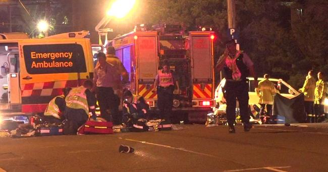 The rider and his passenger suffered fatal injuries and died at the scene. Picture: TNV