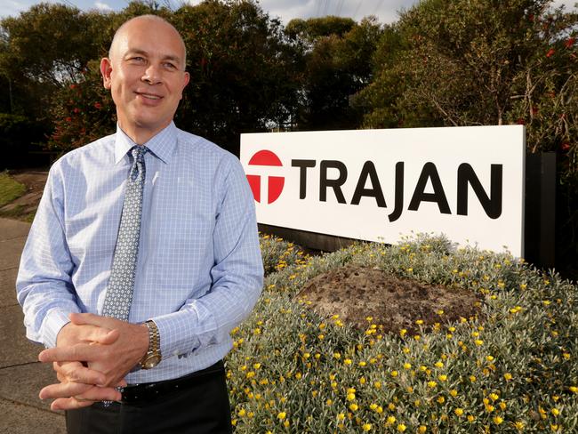 Trajan CEO Stephen Tomisich. Trajan is developing a home blood test what will check whether the COVID-19 is still working. Picture: Supplied