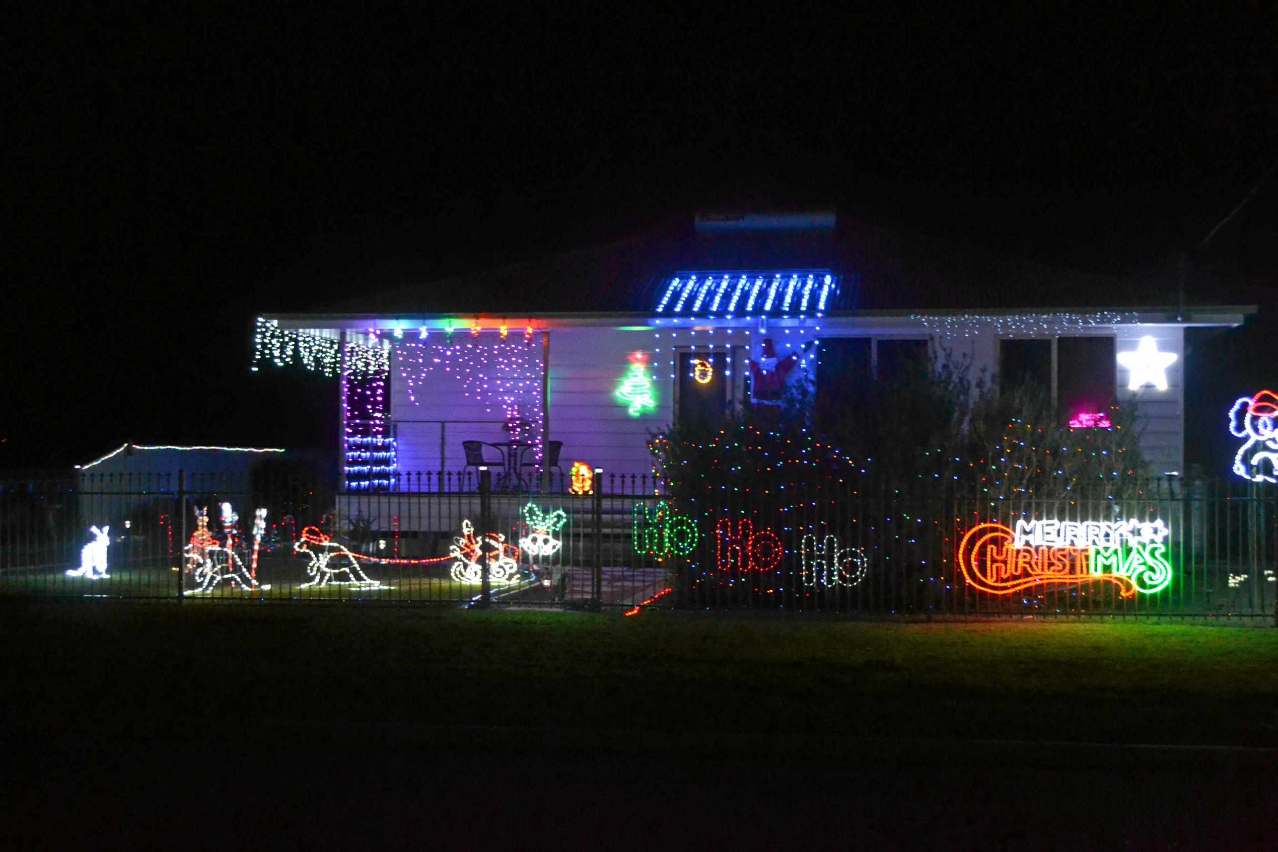 Roma Christmas lights. Picture: Ellen Ransley