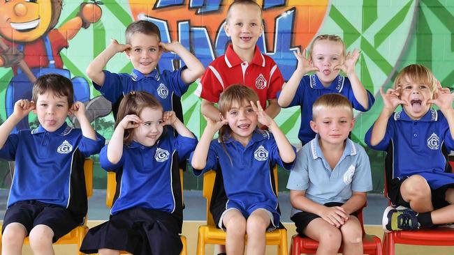 MY FIRST YEAR: Gayndah State School Preps funny faces. Picture: Patrick Woods.