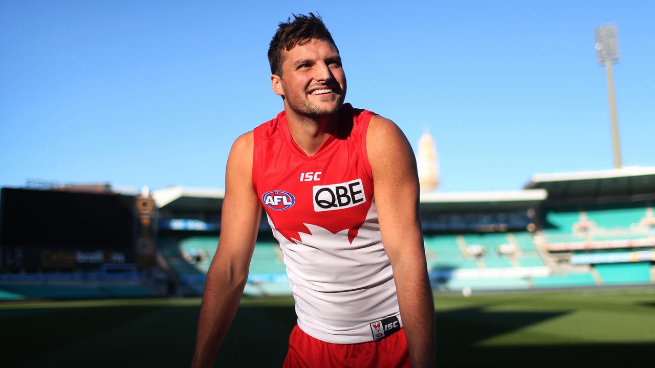 Toby Nankervis was traded from the Sydney Swans to Richmond. Picture: Phil Hillyard