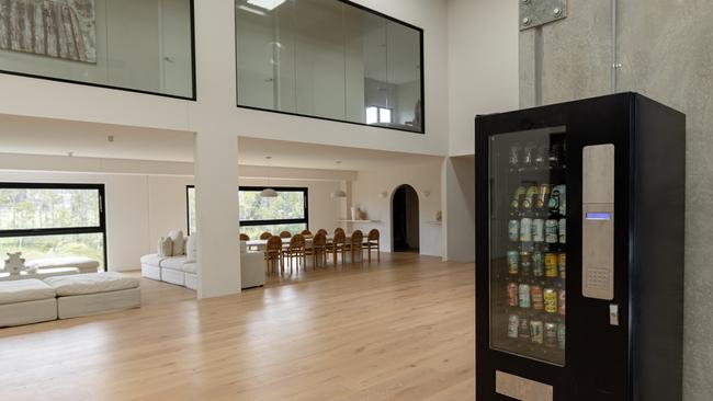 The property also contains a beer vending machine, and a 385-bottle wine cellar. Picture: Supplied