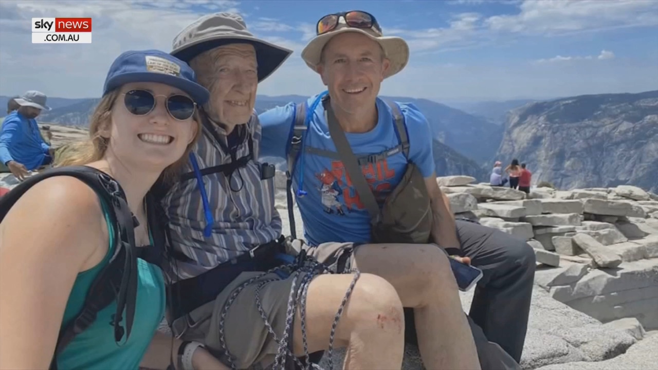 93-year-old climbs Yosemite's Half Dome
