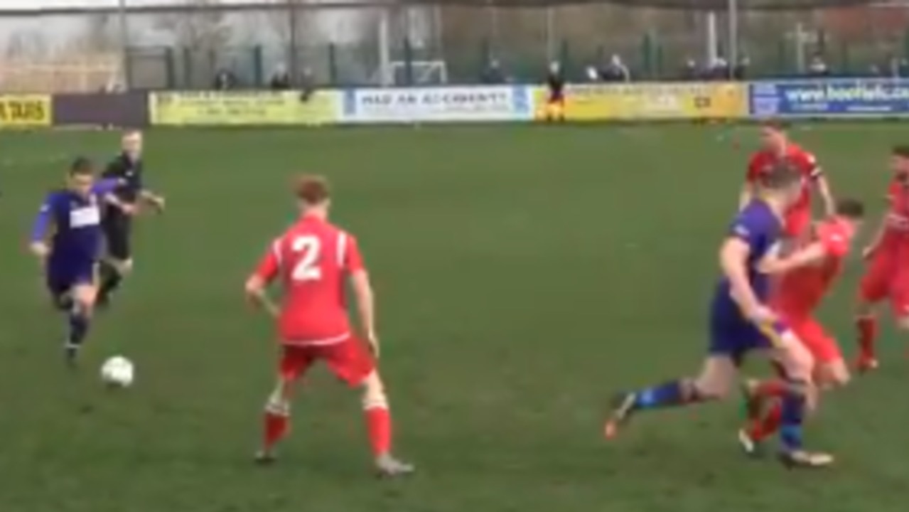 Soccer Player Emulates David Beckham With Goal Scored From His Own Half