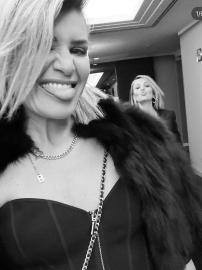 Litsa Stavropoulos and best friend Pembe Bekir in an old shot. Picture: Instagram