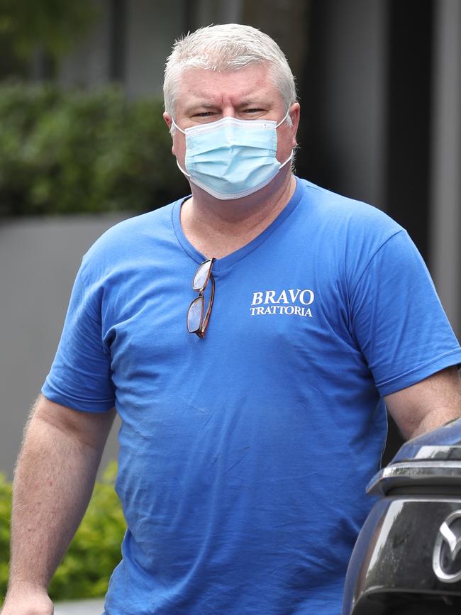 Stuart McGill seen outside his Cremorne unit this week. Picture: John Grainger