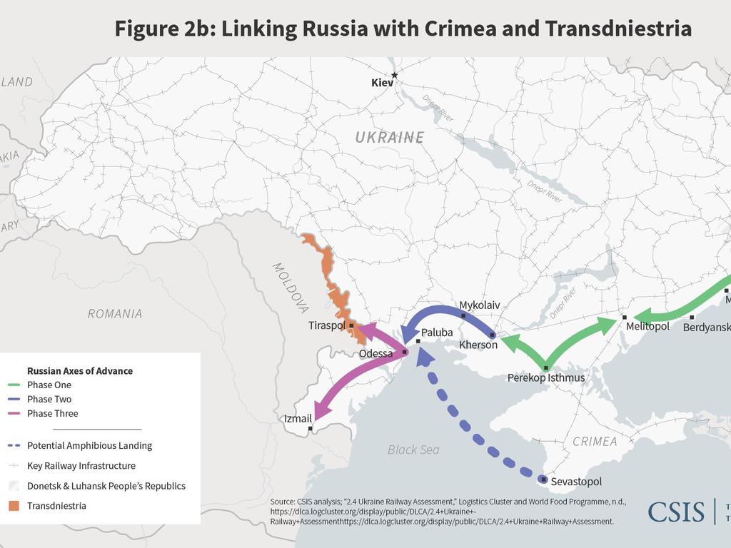 A more limited invasion under scenario five. Source: CSIS