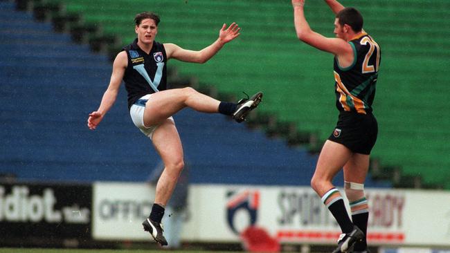 Blast from the past as a young Trent Croad steps out for Vic Metro in 1997.