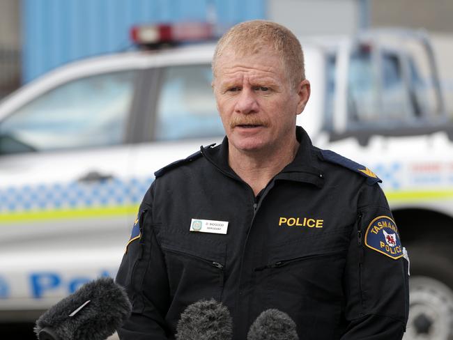 Tasmania Police Sergeant Damian Bidgood said Roger Corbin was an “exceptional pilot”. Picture: LUKE BOWDEN