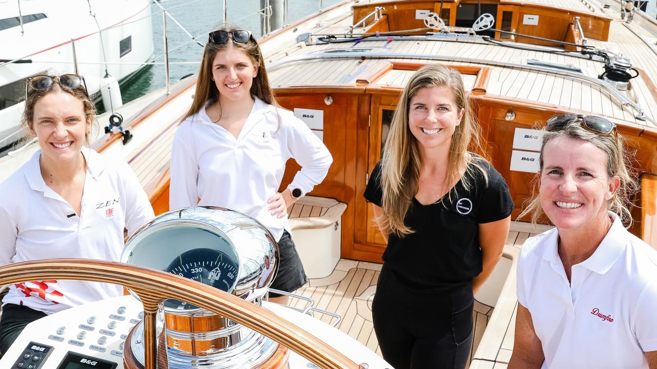 Sisters Juliet and Clare Costanzo will both be doing their first Sydney to Hobart this year.