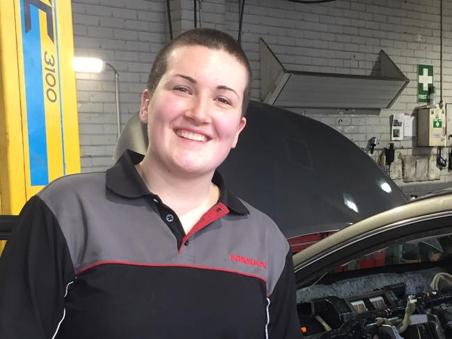 CAREERS: Laura Robinson completed a light vehicle apprenticeship through the NISSMAP  fast-track program.