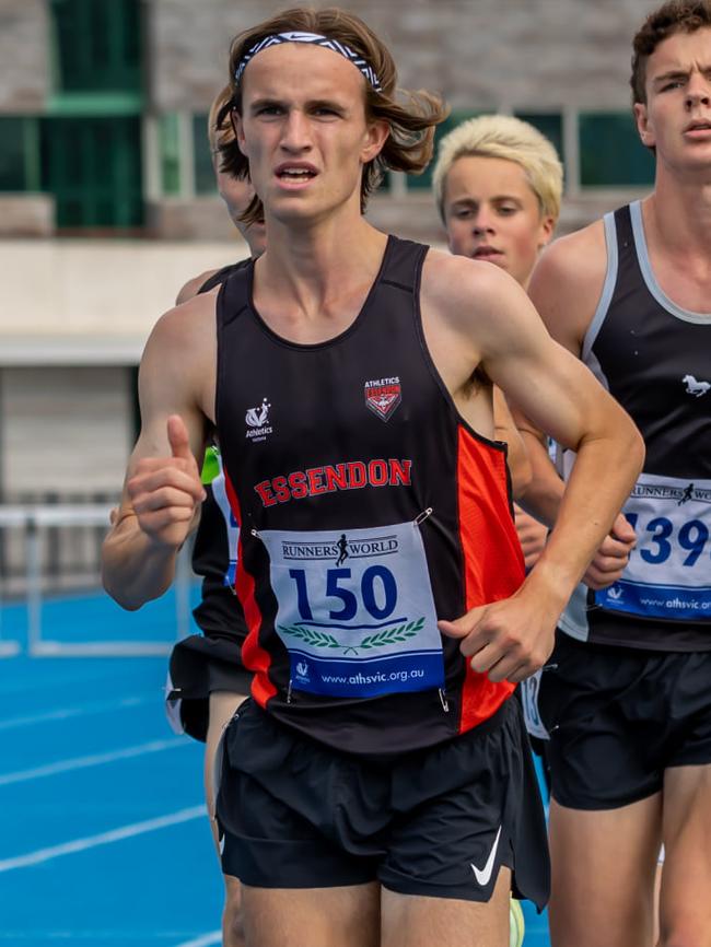 Archie Noakes will represent Australia in the World Athletics Under-20 Championships in Colombia next month. Picture: Athletics Victoria.