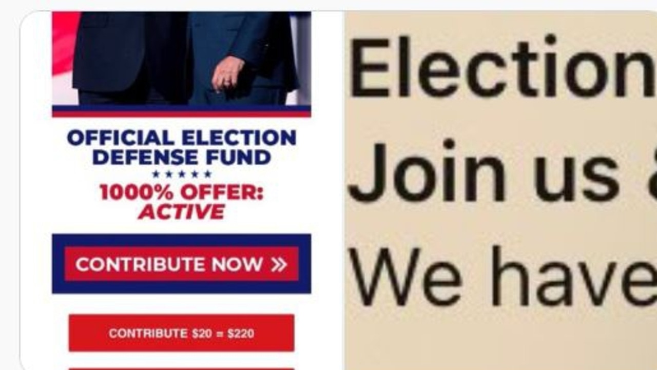 Trump fundraising emails appear to target donations for a political slush fund with the actual end use of the money unclear.