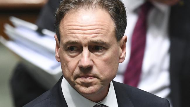 Health Minister Greg Hunt. Picture: AAP