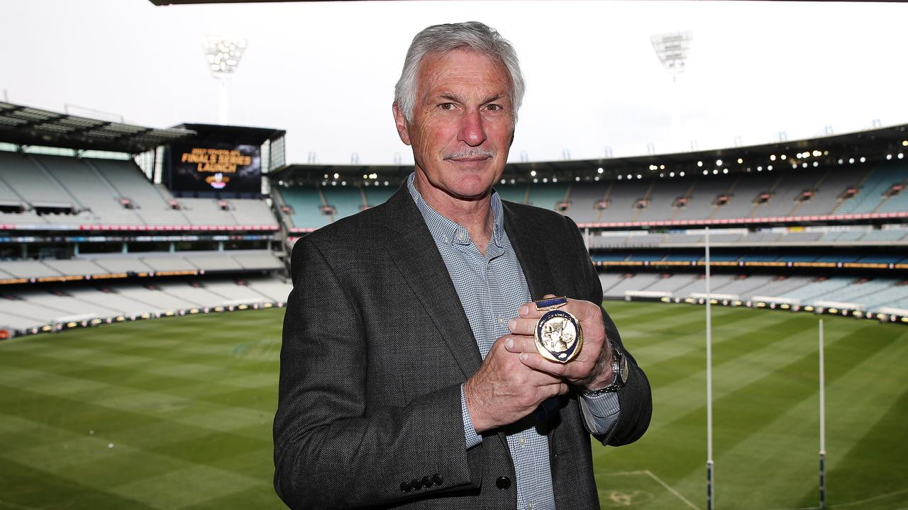 Premiership coach Mick Malthouse says the pressure on coaches is growing with increased media spotlight and scrutiny. Picture: Michael Klein