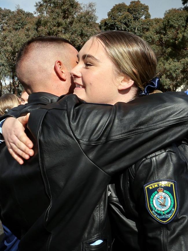 After the ceremony, the joy. Picture: Police Media