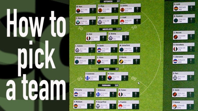 Picking a SuperCoach team made easy