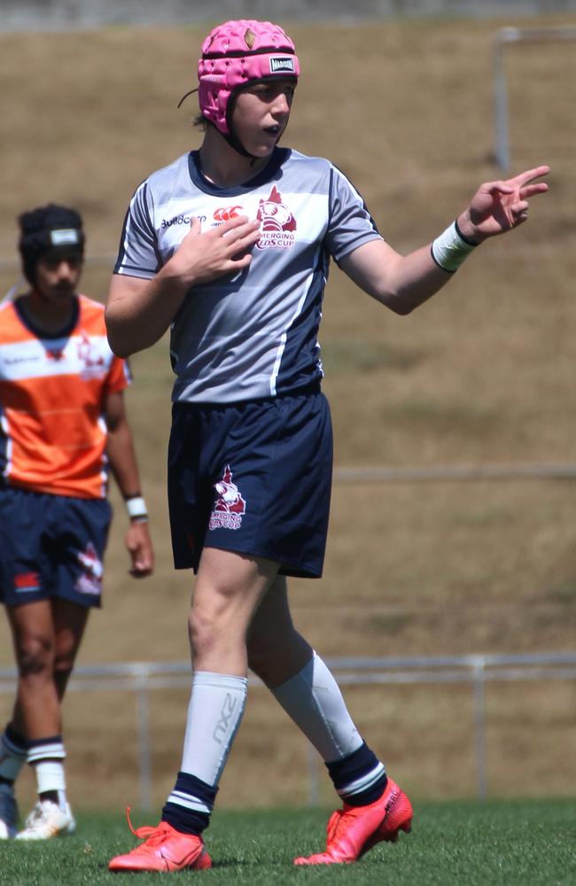 Emerging Reds Cup day 1 action between SEQ and Brisbane Grey in the Under 15s.