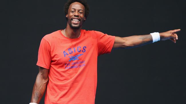 Gael Monfils of France will return to the familiar surrounds of Adelaide ahead of the 2017 Australian Open. Picture: Michael Dodge/Getty Images