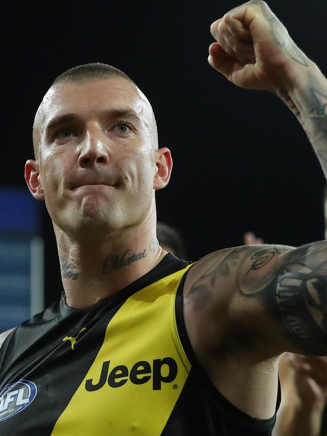 Richmond’s Dustin Martin. Picture: Michael Klein