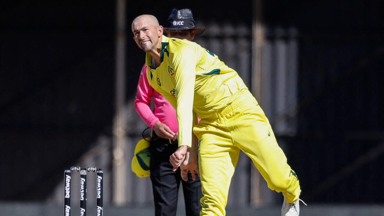 Australian spinner Ashton Agar. Photo by PHILL MAGAKOE / AFP