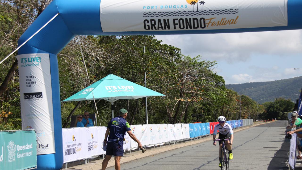 Port Douglas Gran Fondo riders photographed by the Cairns Post The Cairns Post