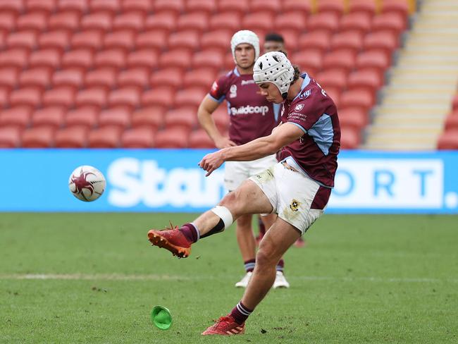 University 11. Kye Oates, University vs GPS, Premier Rugby grand final, Suncorp Stadium, Milton. Picture: Liam Kidston.