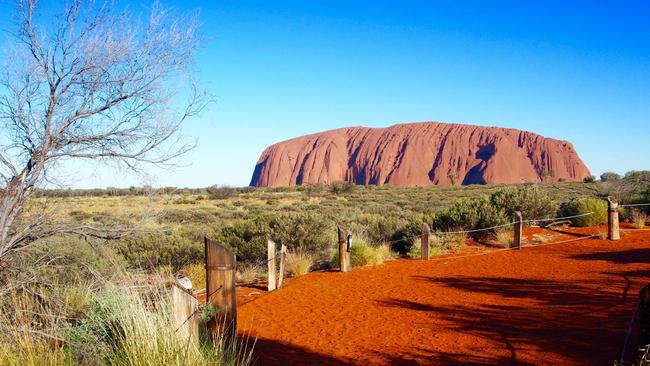 Late afternoon at Uluru. PICTURE: Phillippa Butt