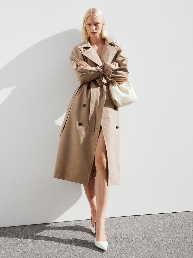 Double Breasted Trench Coat. Picture: H&M.