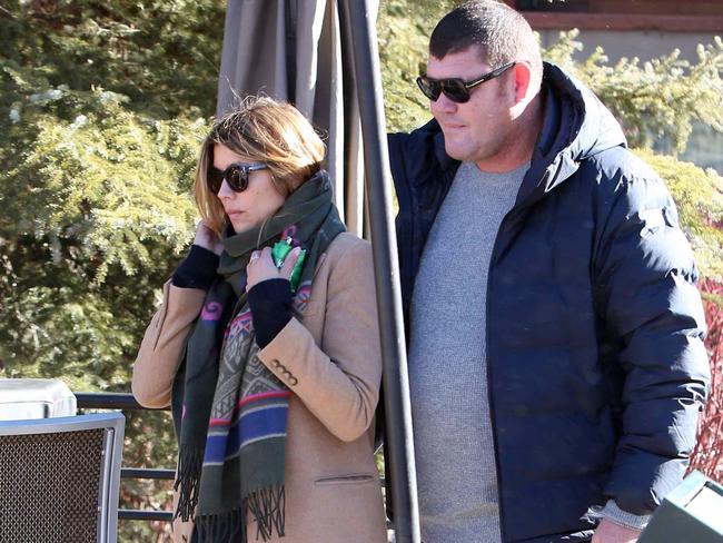 Australian billionaire James Packer and a woman believed to be Kylie Lim. Picture: Splash