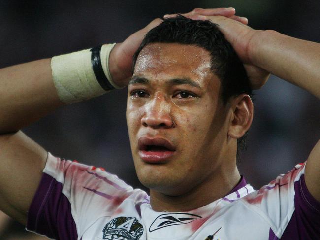 Israel Folau has revealed he got caught up in drugs and alcohol while playing for the Melbourne Storm.