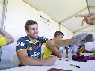 LOCAL CHAMPION: Dalby boy Andrew McCullough was happy to be home during the Brisbane Broncos Fan Day. Picture: File