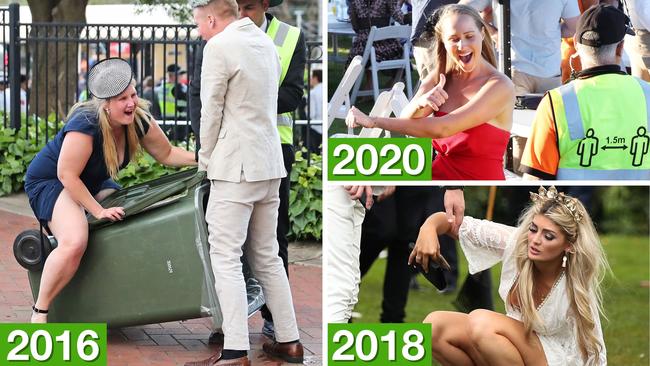 Wildest Melbourne Cup photos. Picture: