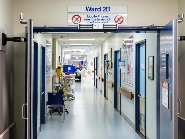 Australia’s hospital system is suffering under the weight of increased demand and underfunding. Picture: AAP Image/Richard Walker