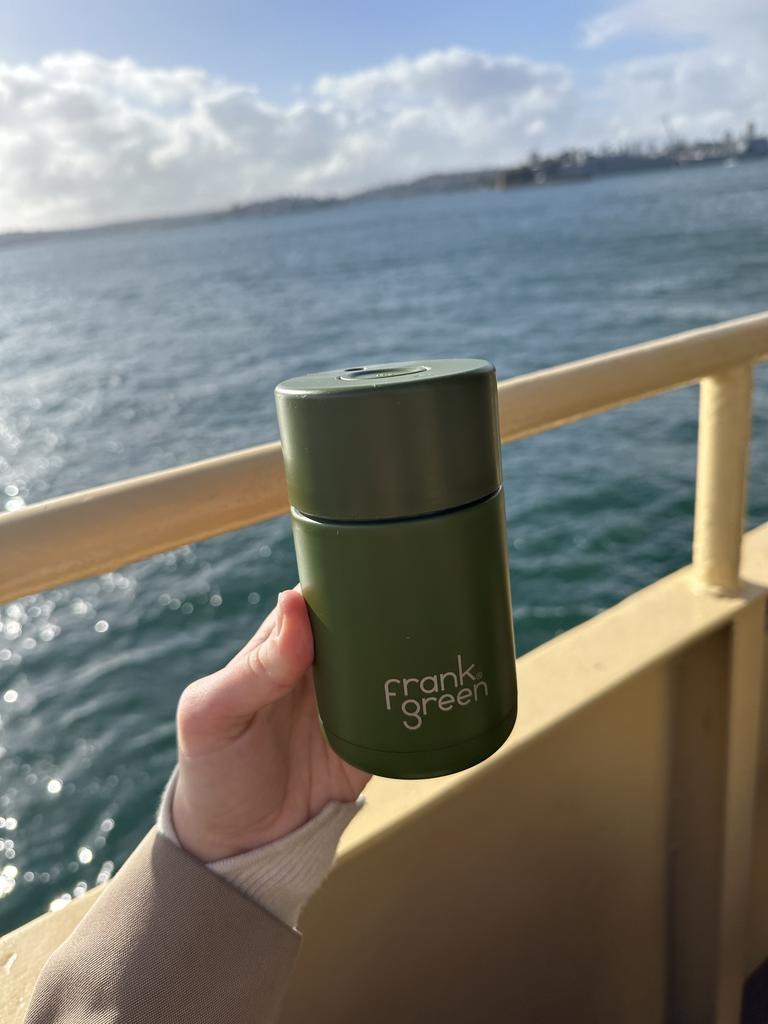 frank green Ceramic Reusable Cup. Picture: Philippa Tonkin/Supplied