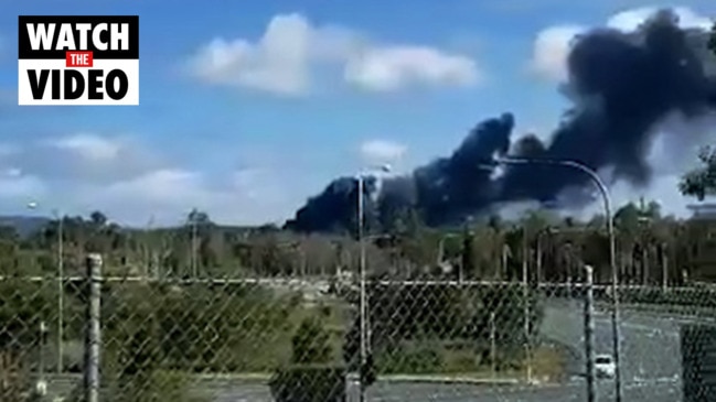 Fire at a metal recyclers Molendinar, Gold Coast