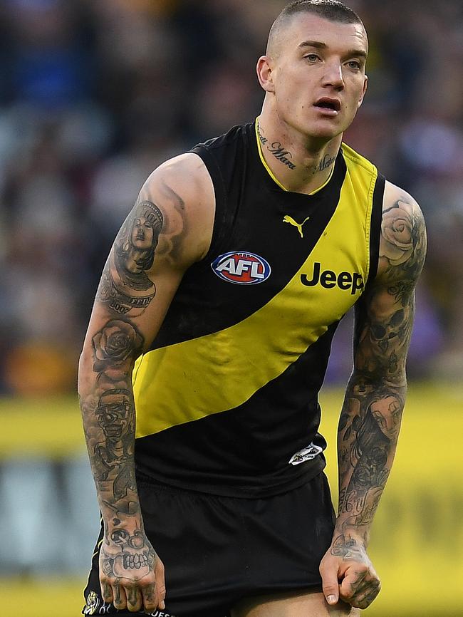 Dustin Martin gave up $2 million to stay with Richmond.