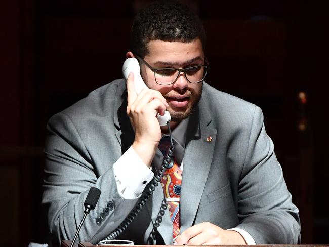 Jordon Steele-John says vaccination rates among people with disability are ‘absolutely shameful’. Picture: Mick Tsikas / AAP Image