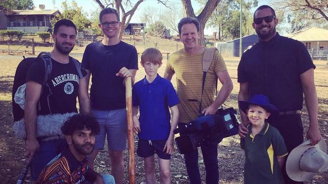 IT'S TOTALLY WILD: Channel 10's Totally Wild crew visited Eidsvold in the school holidays to film some groundbreaking initiatives at the school. Picture: Contributed.