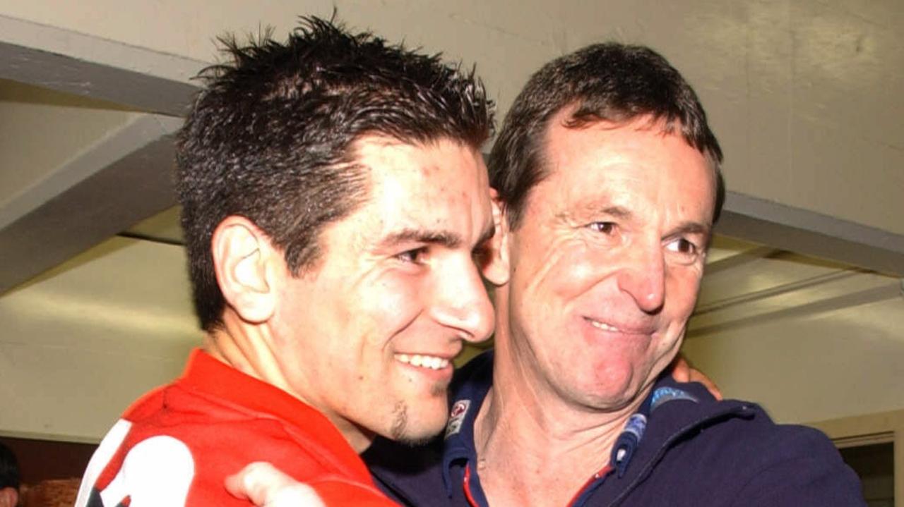 Adem Yze and Neale Daniher.