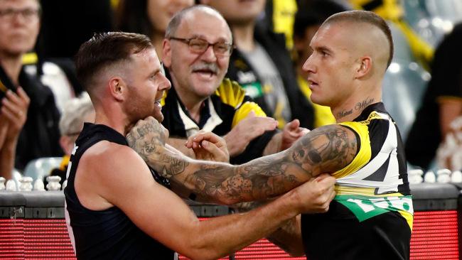 It was the Dustin Martin show once again at the MCG. 