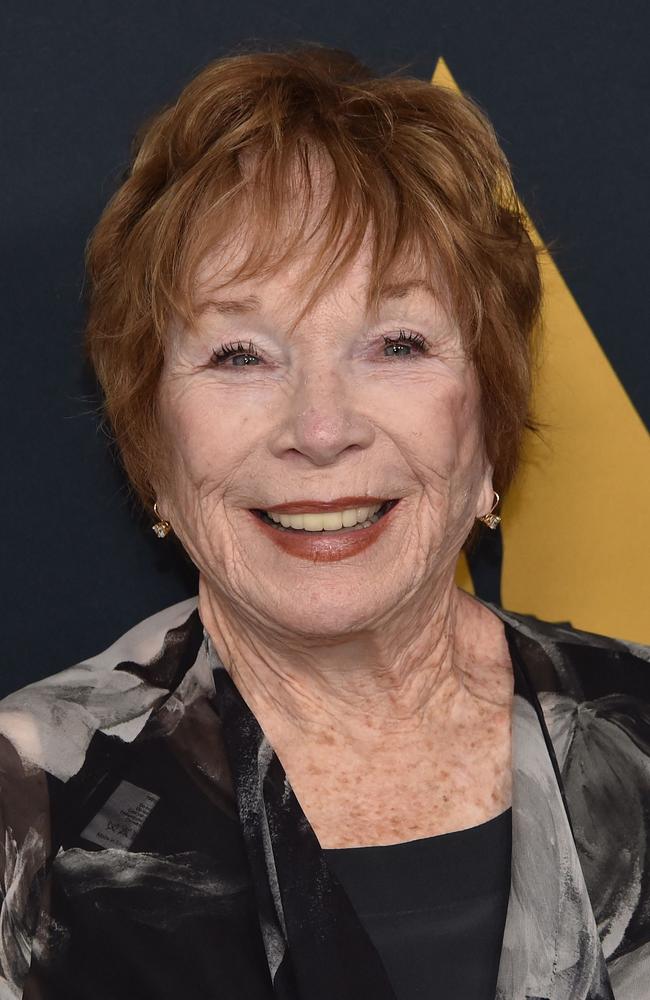 The red hair may be no more, but actress Shirley MacLaine’s youthful vibe lives on. Picture: Chris Delmas / AFP