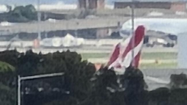 Sydney Airport at 100X resolution. Images are blurry at a regular size.