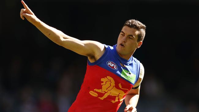 Gun midfielder Tom Rockliff is a free agent at season’s end. Can the Lions lock him down, long-term? Picture: Getty Images