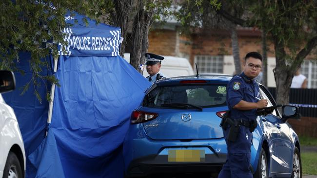 SYDNEY, AUSTRALIA - NewsWire Photos FEBRUARY 4, 2025: Police on the scene outside a childcare centre on Marana Road, Earlwood after a child was located deceased in a car about 5.35pm today. Picture: NewsWire / Jonathan Ng